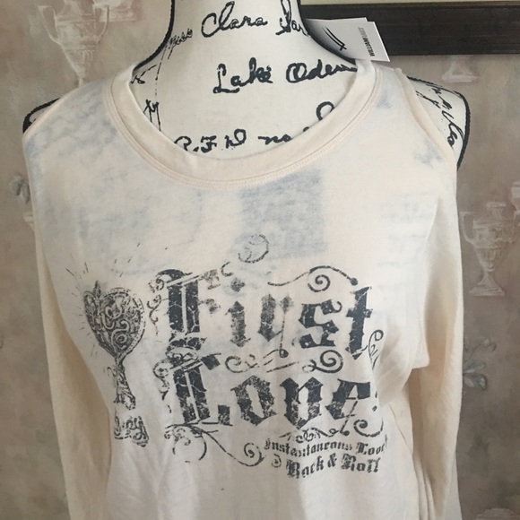 NWT WILLIAM RAST FIRST LOVE COLD SHOULDER - Picture 2 of 2